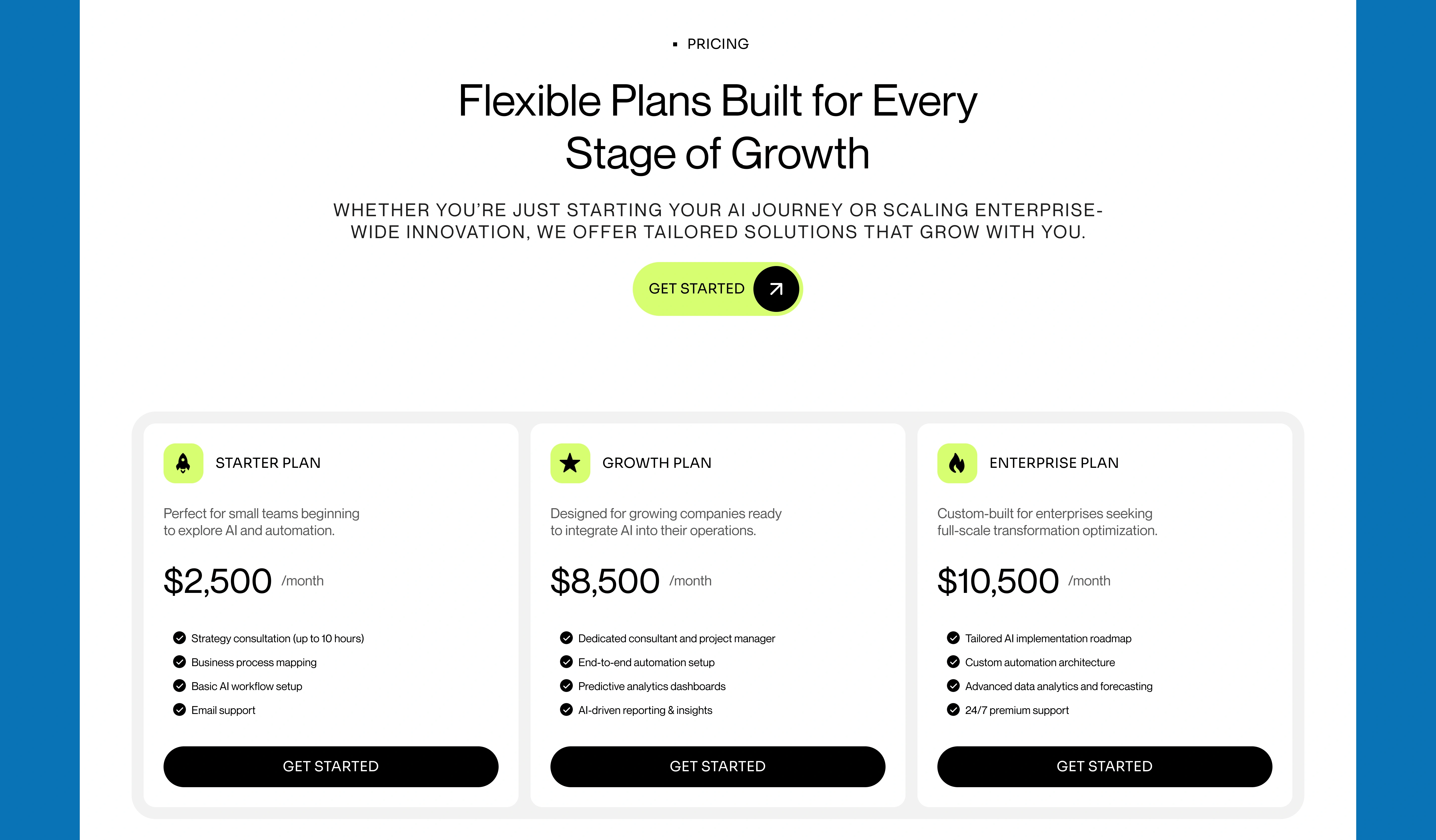 Professional Services Website Design — 3